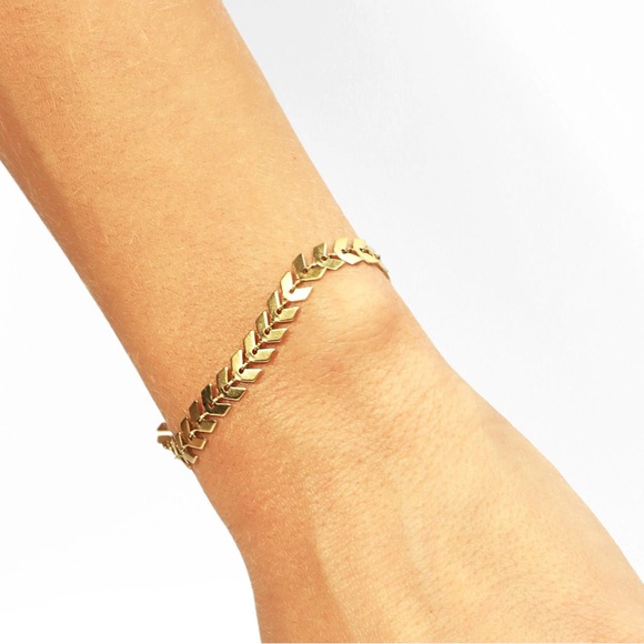 Chevron bracket/anklet - Picture 1 of 5